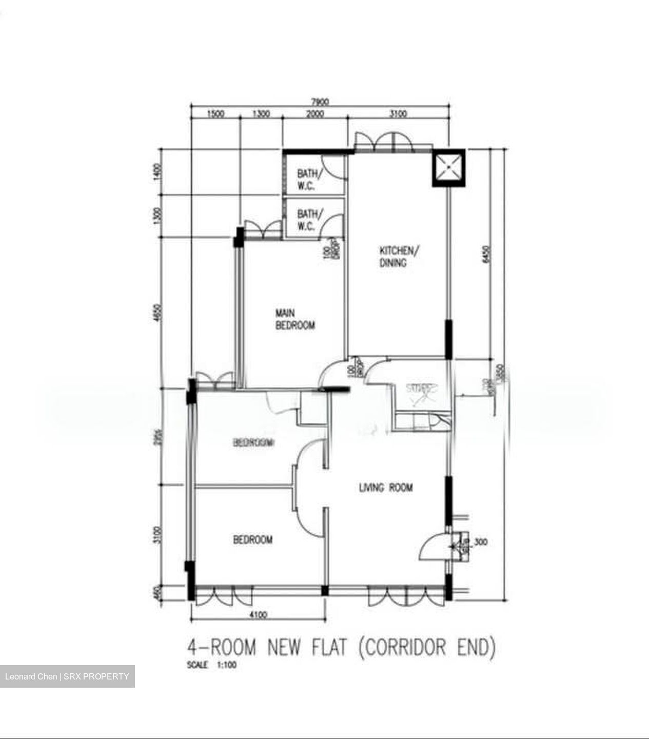 Blk 310 Clementi Avenue 4 (Clementi), HDB 4 Rooms #568718931